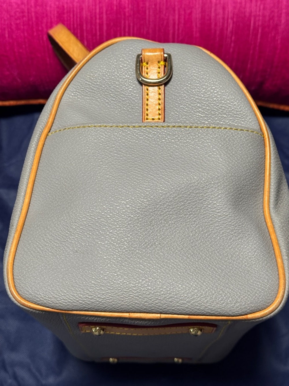 Dooney & Bourke Gray Satchel with Tan  Accents - Picture 13 of 13